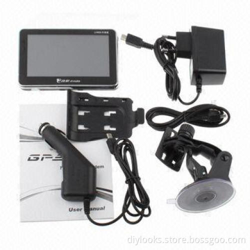 4.3-inch TFT Touchscreen Car GPS Navigator, Free 2GB TF Card and Map, Supports Bluetooth